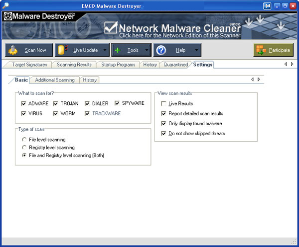 EMCO Malware Destroyer latest version