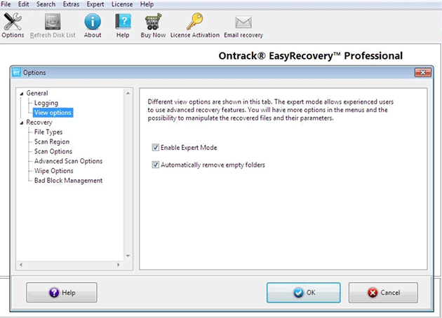 Ontrack EasyRecovery Professional windows