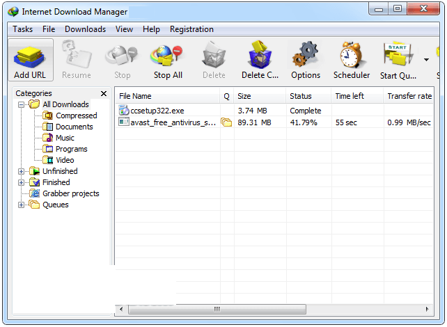 Internet Download Manage windows
