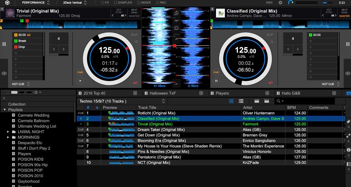 Rekordbox DJ windows