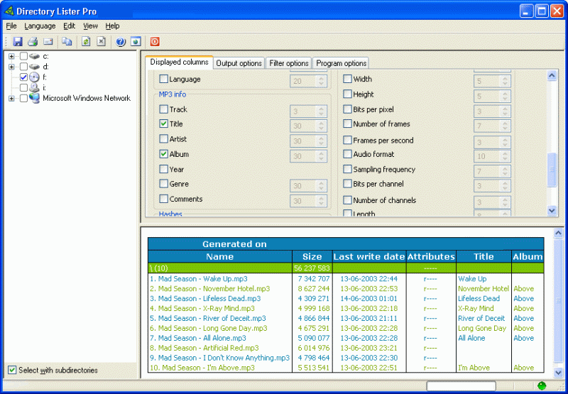 Directory Lister Pro Enterprise windows
