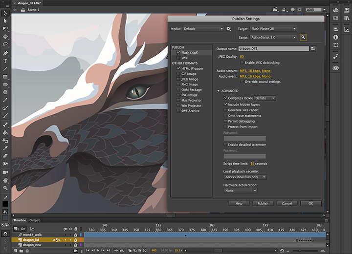 Adobe Animate CC windows