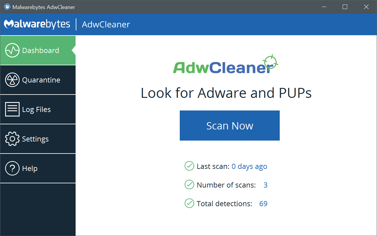 Malwarebytes AdwCleaner windows