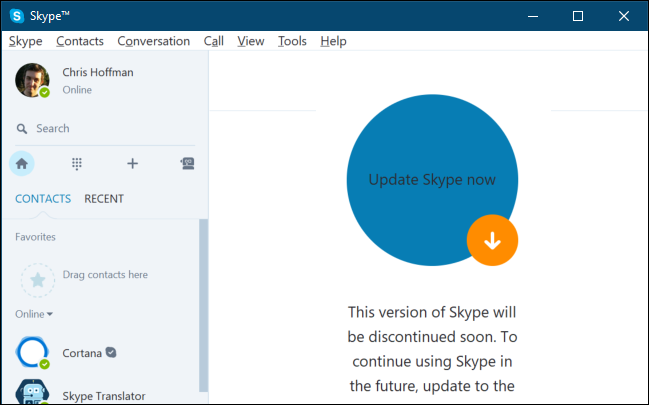Skype windows