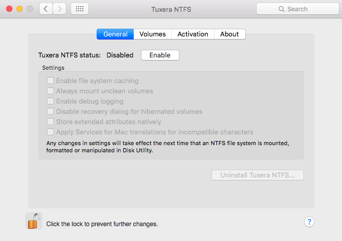 Tuxera NTFS latest version