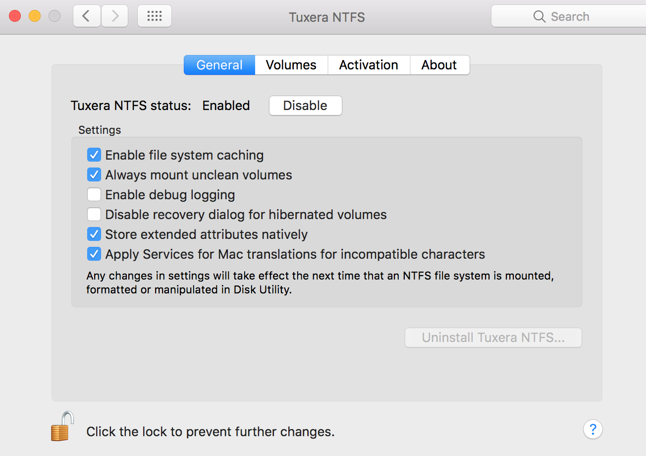 Tuxera NTFS windows