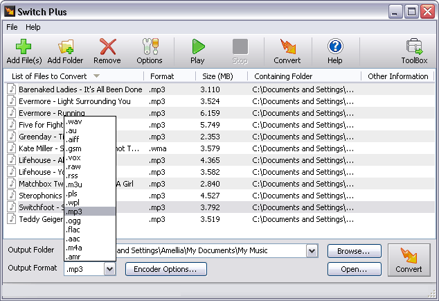 Switch Sound File Converter windows