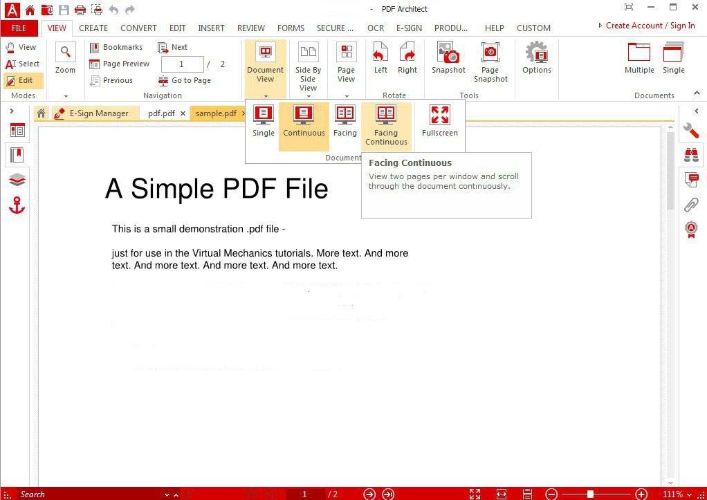 PDF Architect latest version