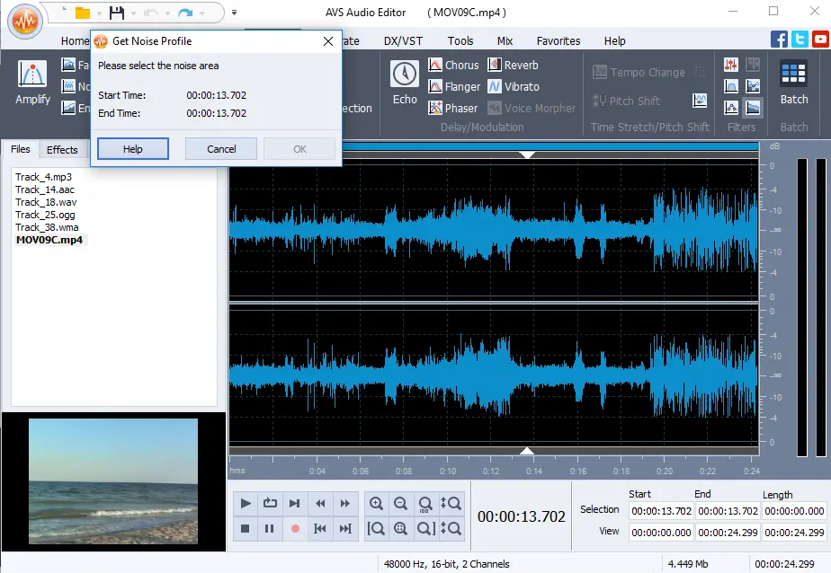 AVS Audio Editor latest version