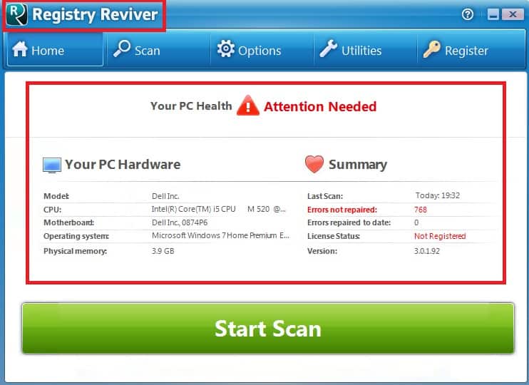 ReviverSoft Registry Reviver latest version