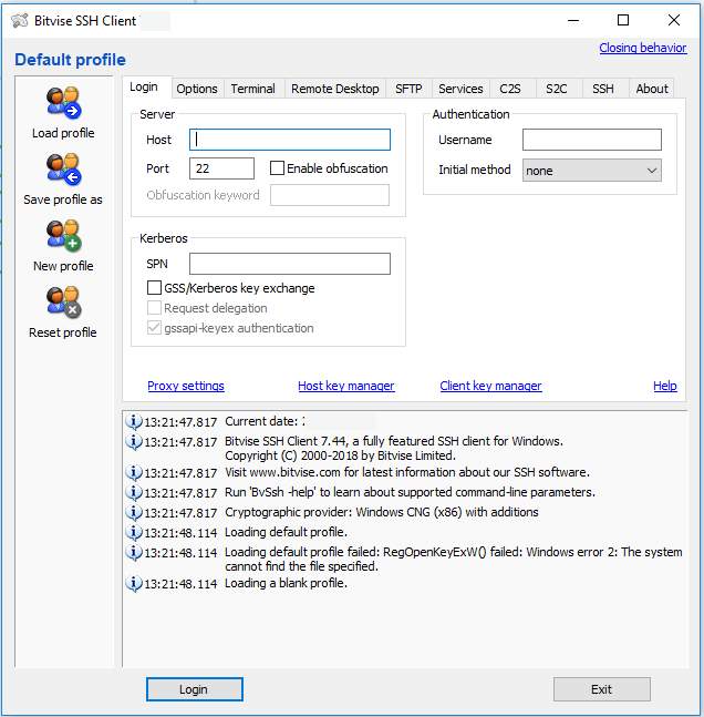 Bitvise SSH Client latest version