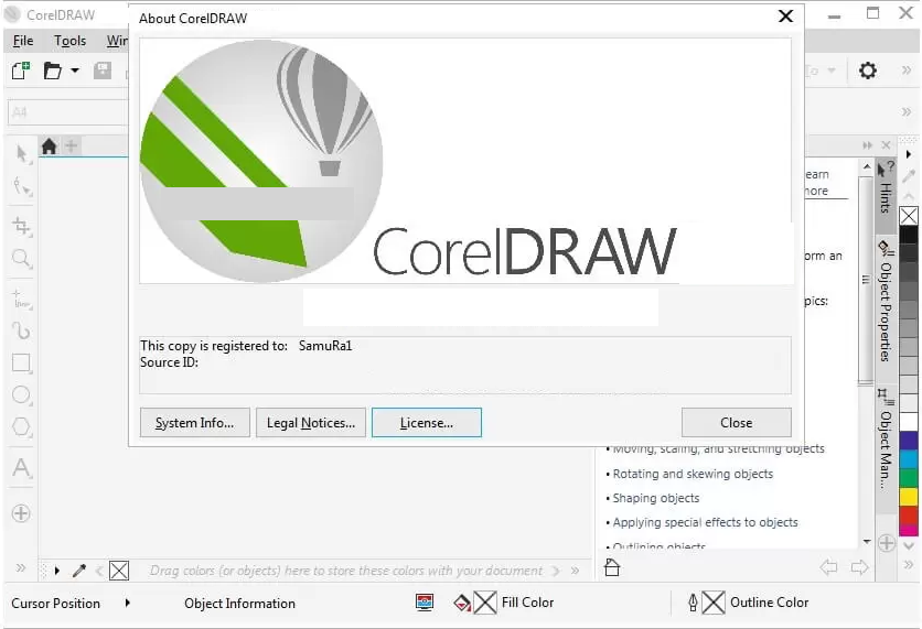 Corel Draw X7 windows