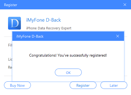 iMyFone D-Back latest version