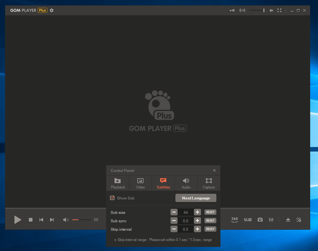GOM Player Plus latest version
