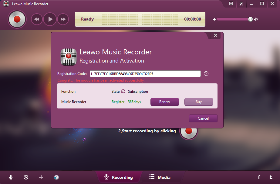 Leawo Music Recorder latest version