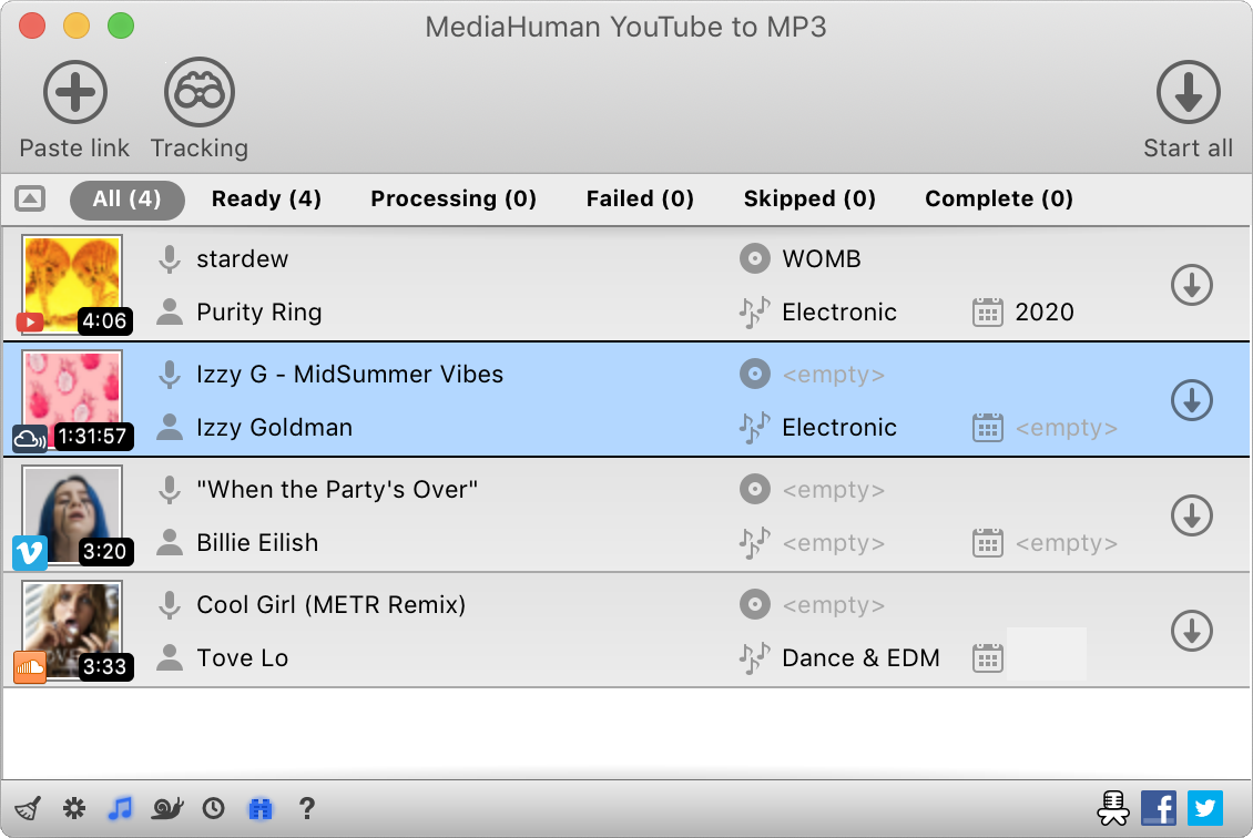 MediaHuman YouTube To MP3 Converter latest version
