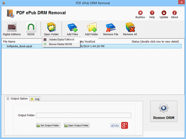 PDF ePub DRM Removal windows