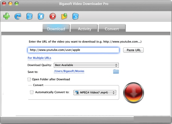 Bigasoft Video Downloader Pro windows