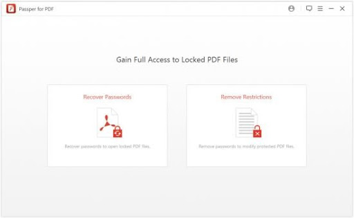 Passper for PDF windows