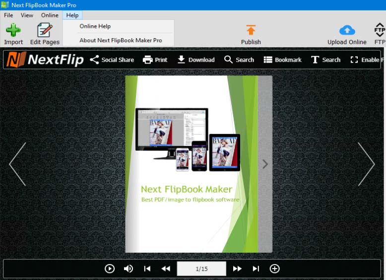Next FlipBook Maker Pro windows