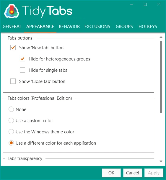 TidyTabs Pro latest version