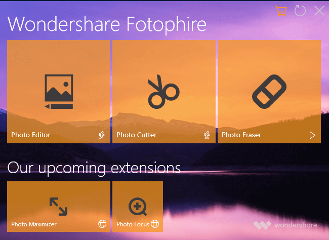 Wondershare Fotophire Photo Editor windows