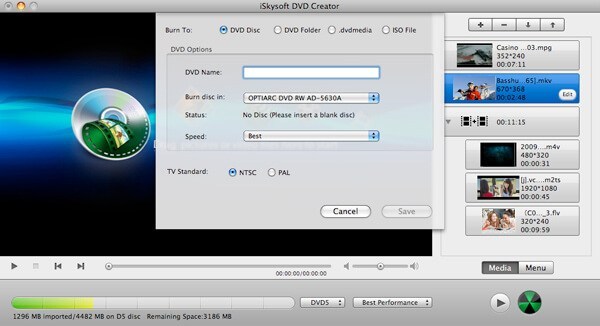 iSkysoft DVD Creator windows