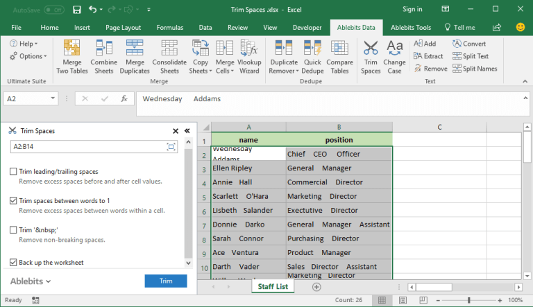 AbleBits Ultimate Suite for Excel latest version