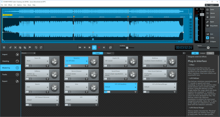 Magix Sound Forge Audio Cleaning windows