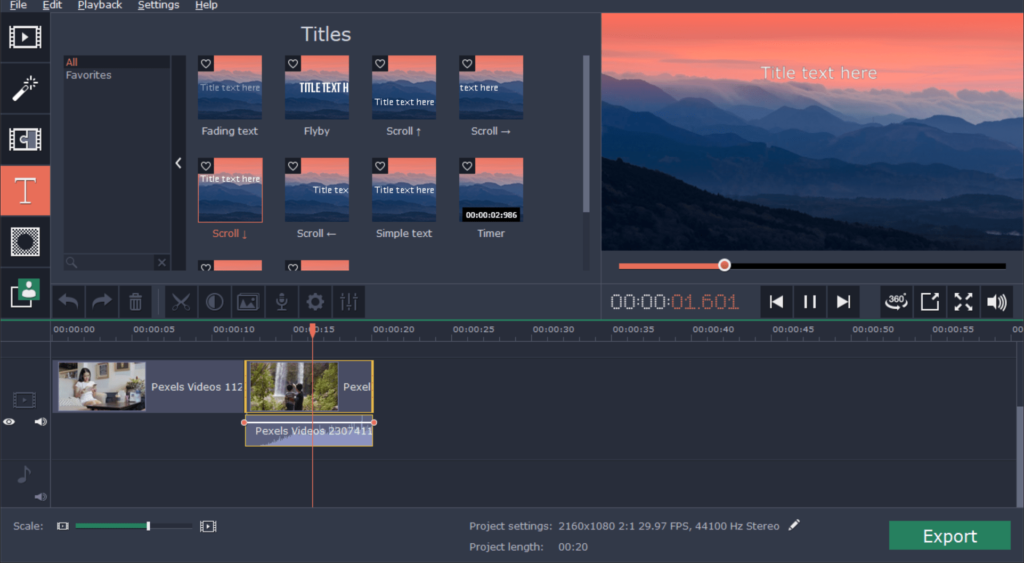 Movavi 360 Video Editor latest version